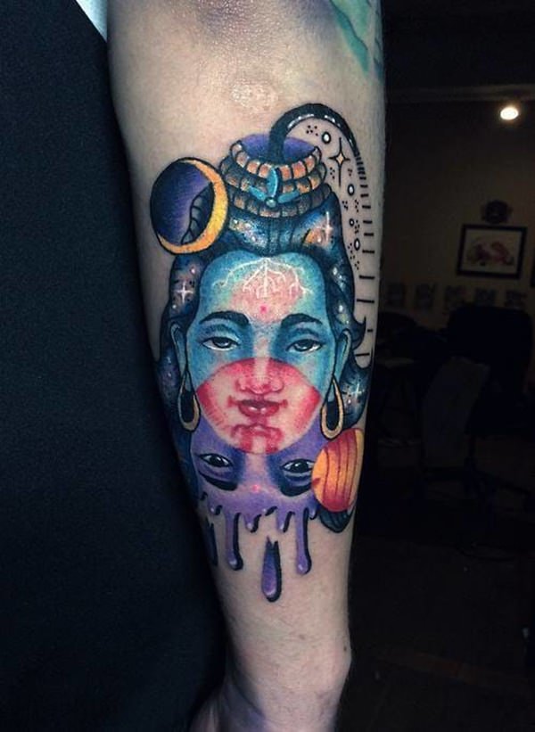 Sun and Moon Rama Tattoo