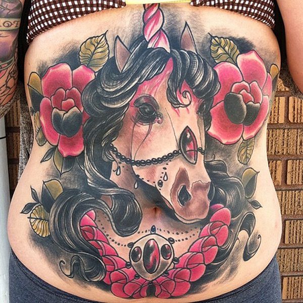Unicorn Tattoo Designs 13