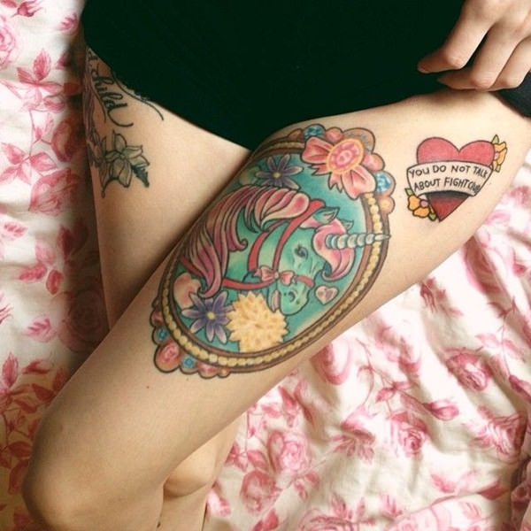 Unicorn Tattoo Designs 19