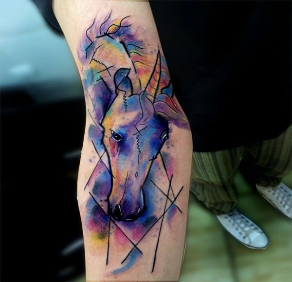 Unicorn Tattoo Designs 23