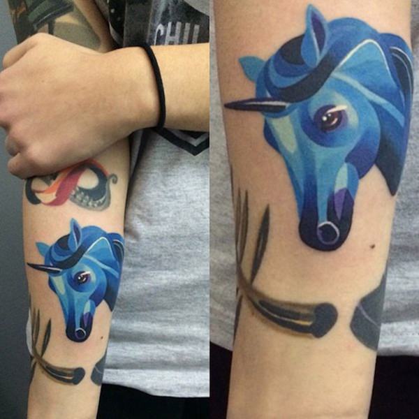 Unicorn Tattoo Designs 30