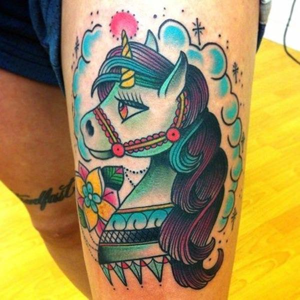 Unicorn Tattoo Designs 40