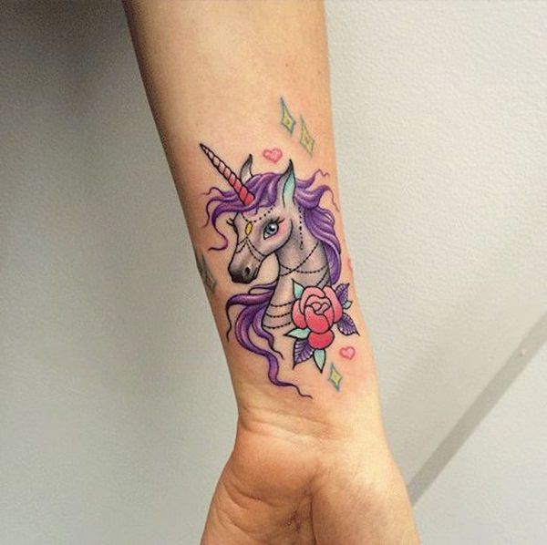 Unicorn Tattoo Designs 41