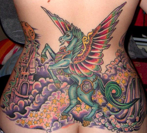 Unicorn Tattoo Designs 45