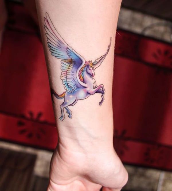 Unicorn Tattoo Designs 47