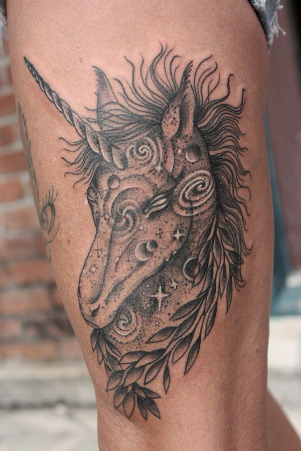 Unicorn Tattoo Designs 61