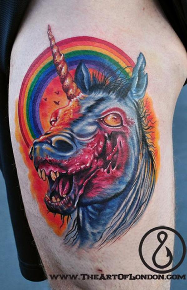 Unicorn Tattoo Designs 70