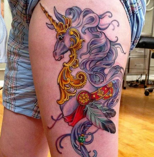 Unicorn Tattoo Designs 71