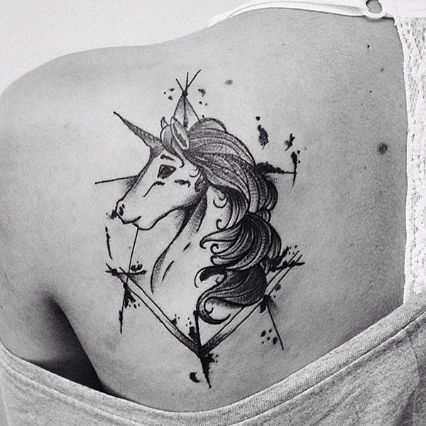 Unicorn Tattoo Designs 72