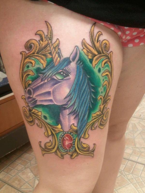 Unicorn Tattoo Designs 75