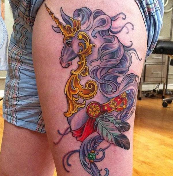 Unicorn Tattoo Designs 85