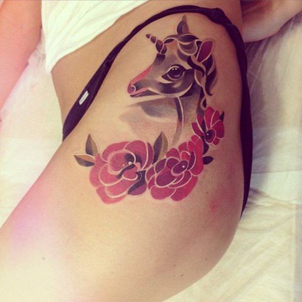 Unicorn Tattoo Designs 88