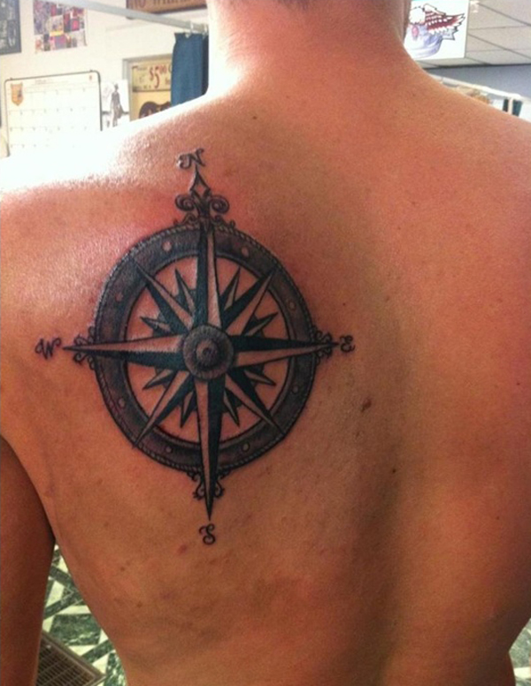 compass tattoo designs 20
