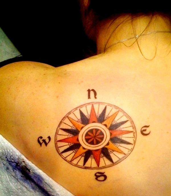 compass tattoo designs 22