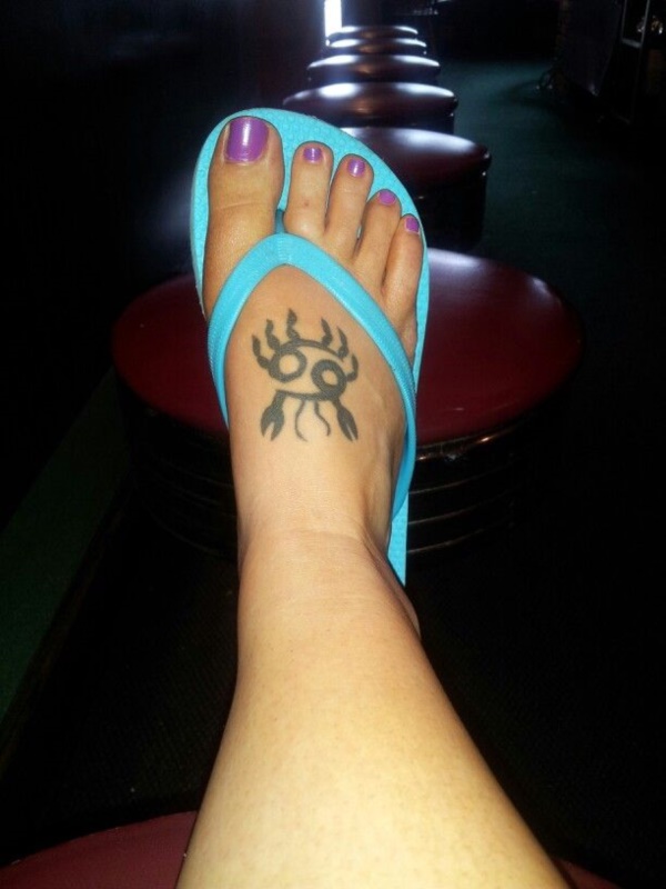 foot tattoo designs for girls 26