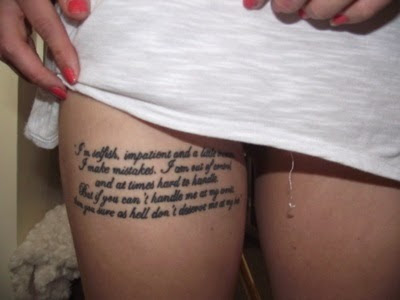 Girl Tattoo Quotes 33