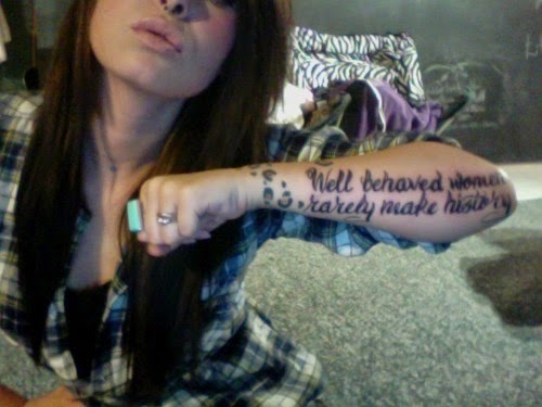 Girl Tattoo Quotes 44