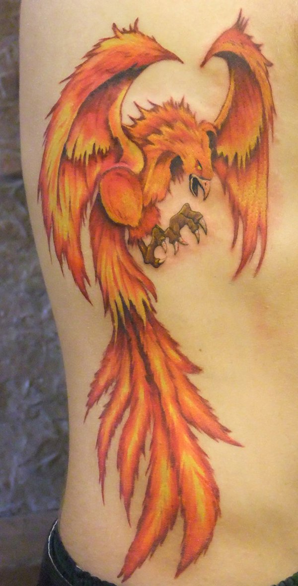 Beautiful Phoenix Tattoo Designs 17