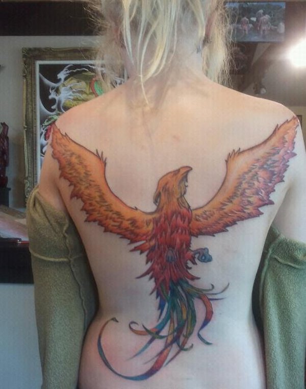 Beautiful Phoenix Tattoo Designs 19