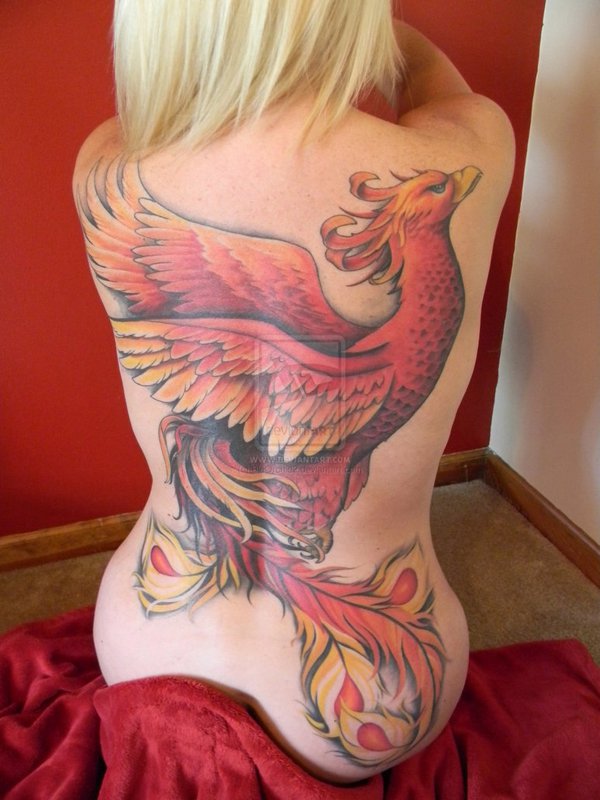Beautiful Phoenix Tattoo Designs 21