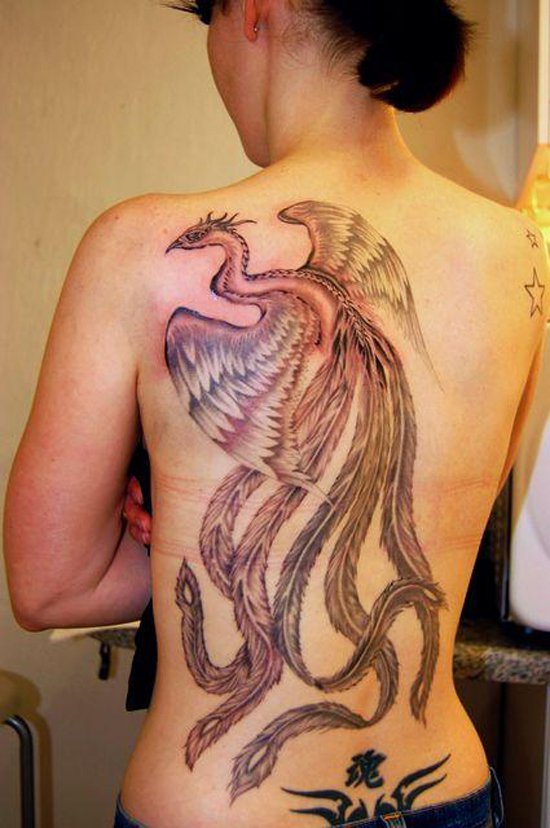 Beautiful Phoenix Tattoo Designs 33