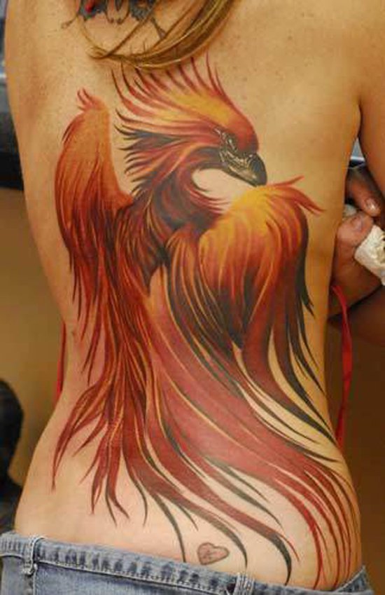 Beautiful Phoenix Tattoo Designs 36
