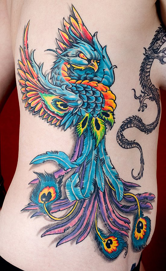 Beautiful Phoenix Tattoo Designs 37