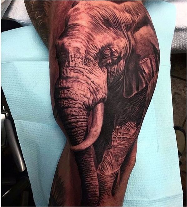 Best Elephant Tattoo Designs And Ideas 28