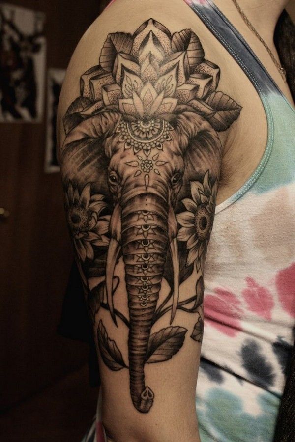 Best Elephant Tattoo Designs And Ideas 29