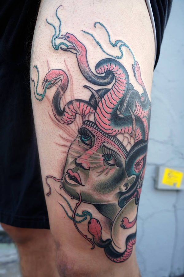 Extraordinary Medusa Tattoo Designs 14
