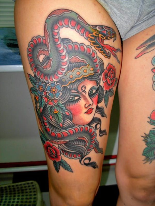 Extraordinary Medusa Tattoo Designs 15