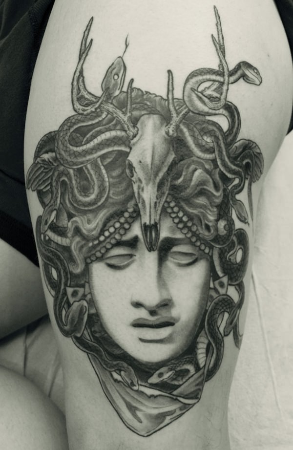 Extraordinary Medusa Tattoo Designs 21
