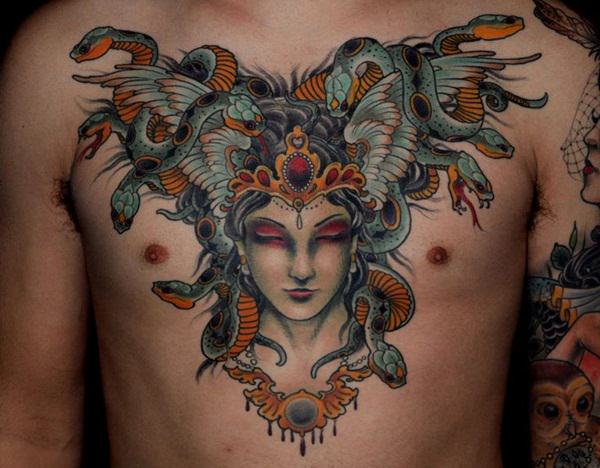 Extraordinary Medusa Tattoo Designs 29