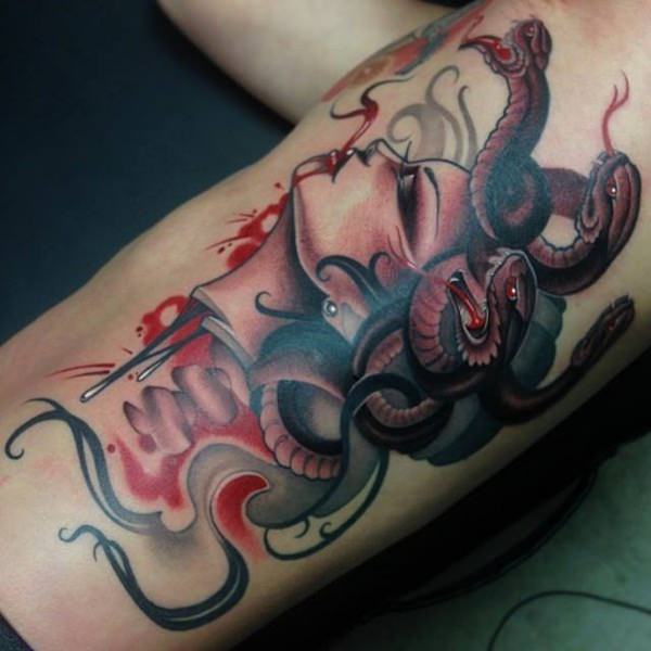 Extraordinary Medusa Tattoo Designs 3