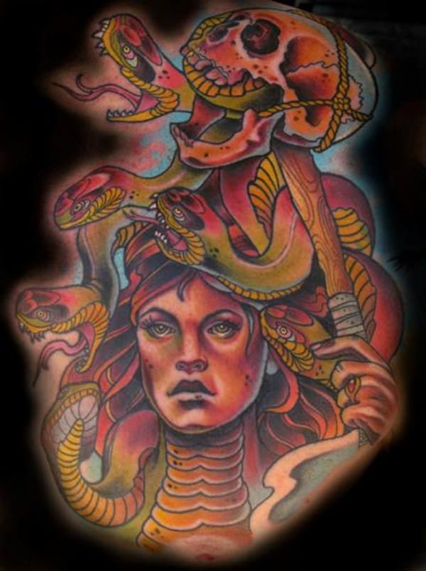 Extraordinary Medusa Tattoo Designs 5