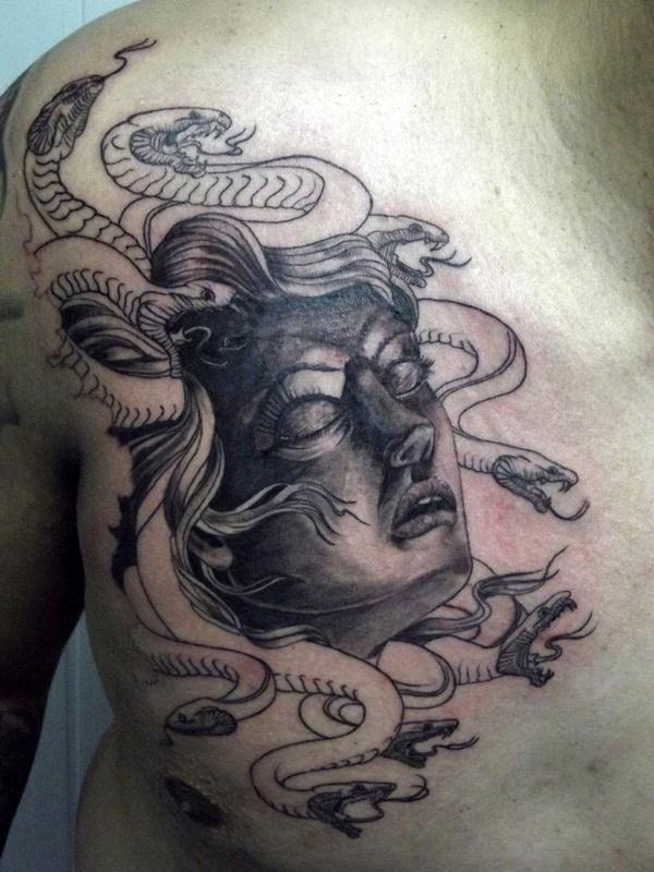 Extraordinary Medusa Tattoo Designs 6