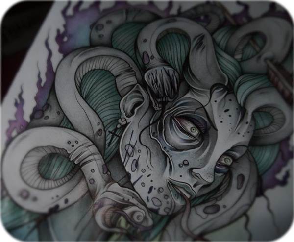 Extraordinary Medusa Tattoo Designs 8
