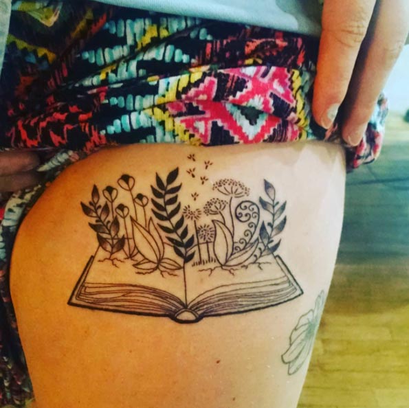 Amazing Book Tattoos for Literary Lovers