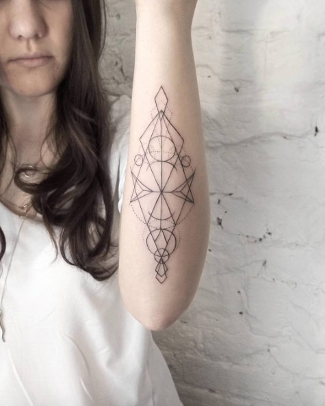 Geometric Tattoos Designs for Men and Women