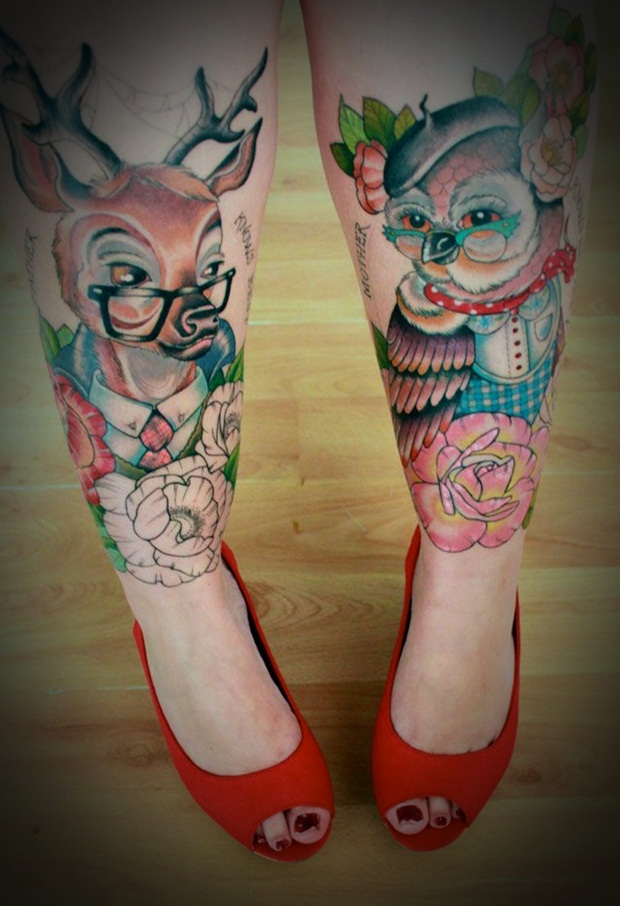 50 Leg Tattoos Designs and Ideas for Women - Tattoosera