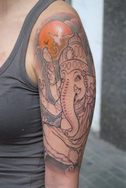 Lord Ganesha Tattoos Designs and Ideas