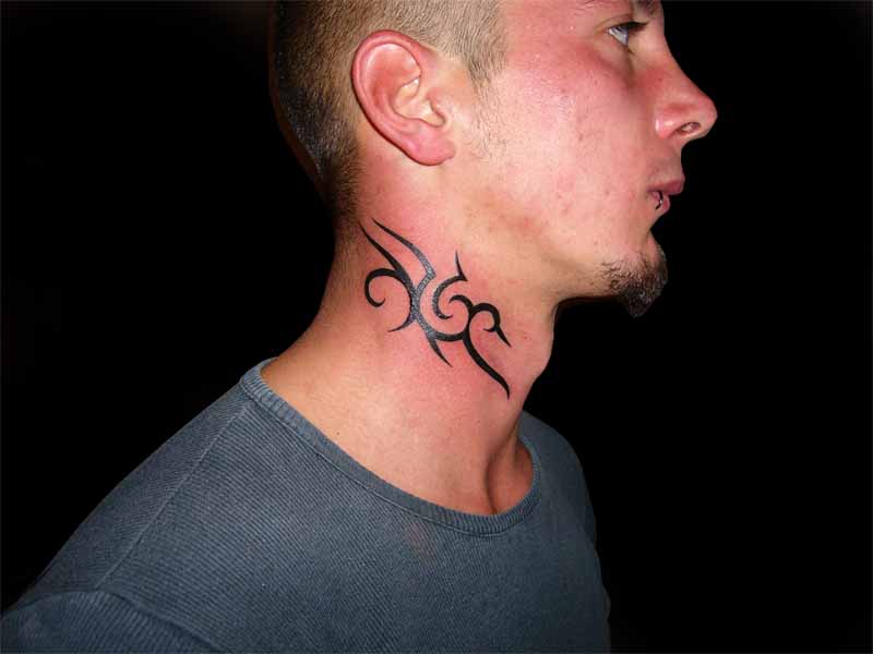 Neck Tattoos Designs and Ideas for Men