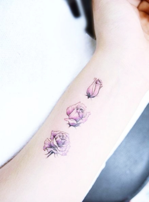 Gorgeous Rose Tattoo Designs For Women