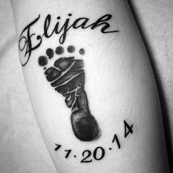 Adorable Ideas Of Tattoos With Kid's Names