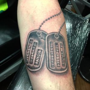 Best Dog Tag Tattoos design and ideas
