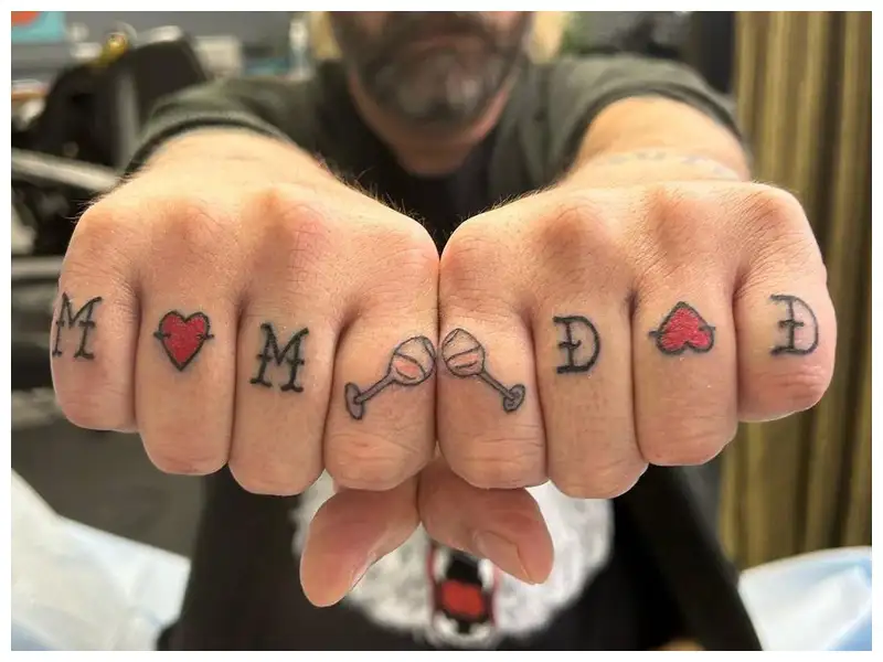 Mom Dad Finger print Tattoo MJ TATTOO  MJ Tattoo Studio  Facebook