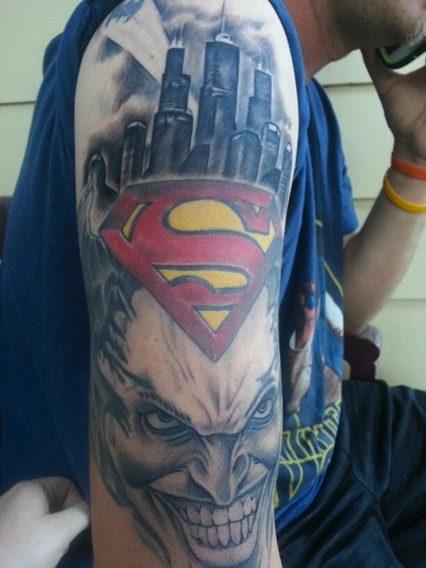 Superman Tattoo Designs and Ideas 22 - Tattoos Era