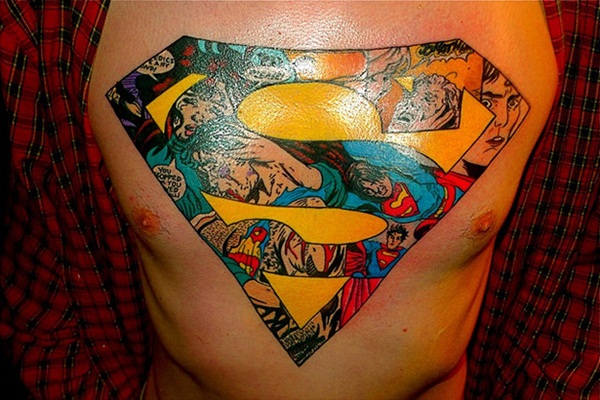 Tattoo photo ideas tagged with superman