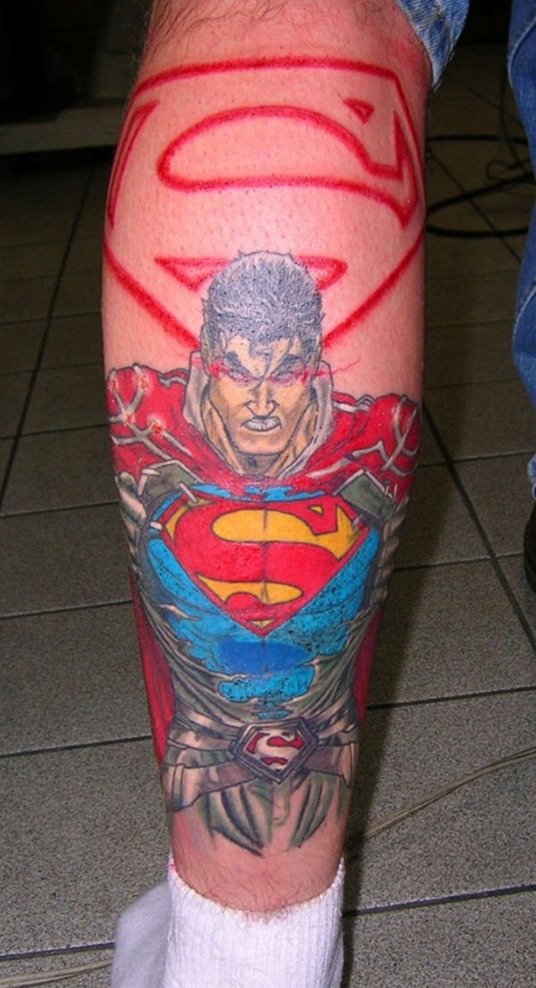 Superman Tattoo Designs and Ideas