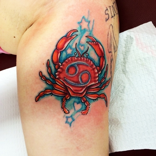 Cancer Zodiac Tattoos Designs and ideas 